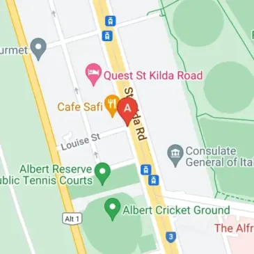 Secure UG parking on St Kilda Road Melbourne with remote access