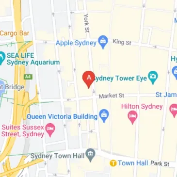 Market Street Sydney car parking space ready and waiting