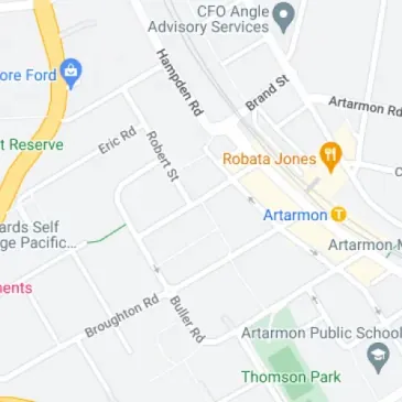 Safe spacious Artarmon parking near train station NSW