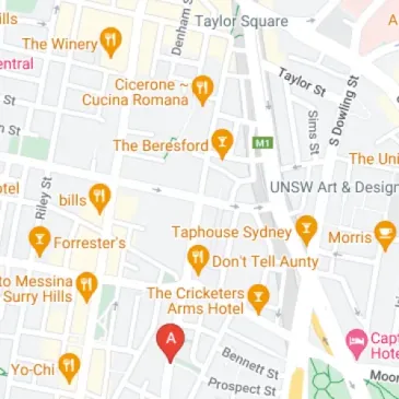 Convenient parking just off Bourke Street Surry Hills NSW