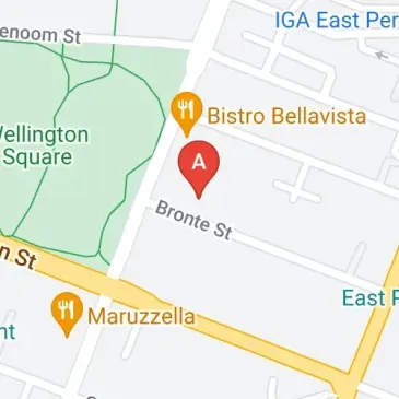 Bronte Street East Perth WA parking space ready and waiting