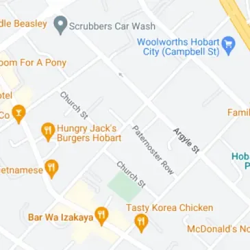 Warwick St North Hobart car park with twenty four hr access