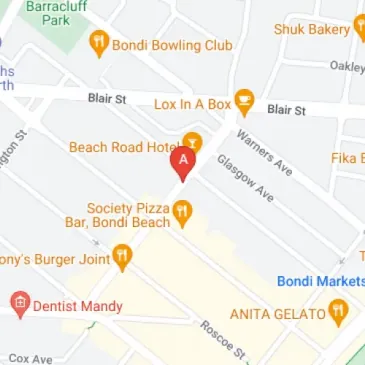 Bondi Beach parking spaces on Glenayr Ave secure building