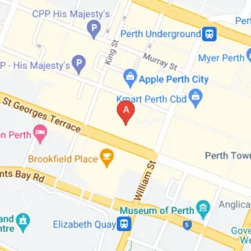 Central Park Perth parking on St Georges Terrace find it