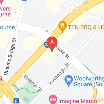 City Road Southbank parking space in central location