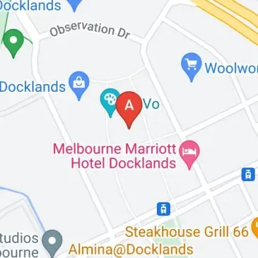 Covered car parking spot in waterfront Docklands area