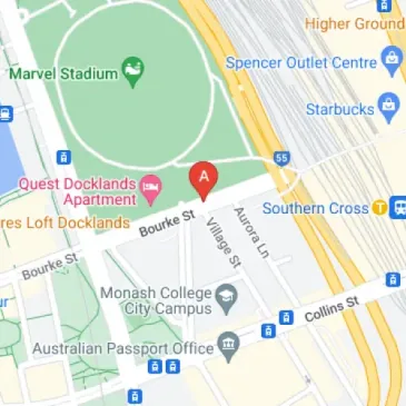 Secure basement parking in Docklands near Woolworths