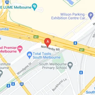 Freeway Southbank parking on Normanby Road is available