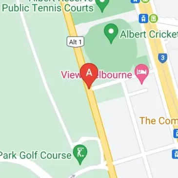 Great car parking just off St Kilda Road in Melbourne