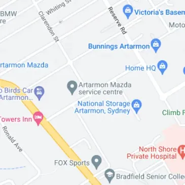 Great parking space opposite Bunnings in Artarmon now