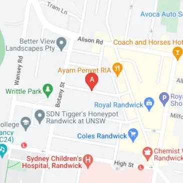 Great parking Randwick two min walk to Royal Shopping Centre