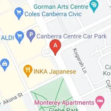 Great Canberra parking near the CBA and Canberra Centre