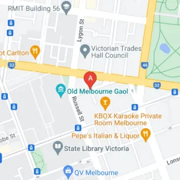 Ground floor indoor parking lot in Melbourne city area