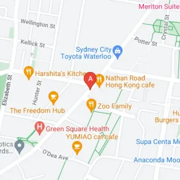 Meriton apartment underground parking in Waterloo NSW