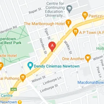 Outdoor parking lot in Newtown close to RPA and transport