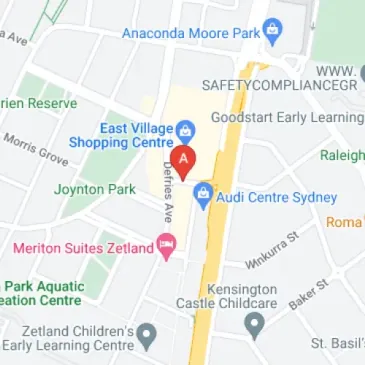 Parking available in Zetland East Village on Cooper Place