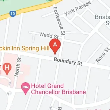 Secure underground parking at Johnson Hotel Spring Hill