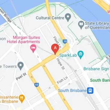 South Brisbane secured indoor parking near the station