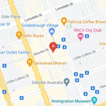 Find St James Melbourne parking organised near Bourke Street