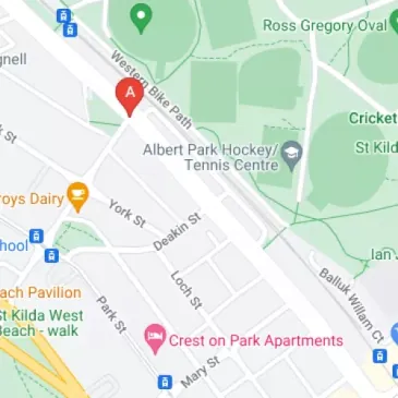 St Kilda undercover parking spaces near CBD tram route