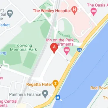 Toowong secure underground parking near ferry terminal