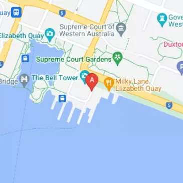 Indoor parking at The Towers Elizabeth Quay Perth centre