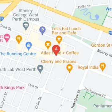 West Perth parking offers safe open bays near CAT buses