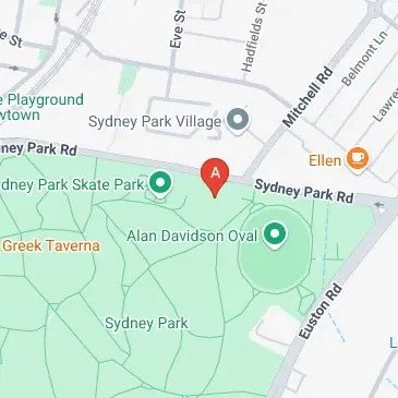 Sydney Park Rd Alexandria NSW parking lot spaces here Sydney Park Rd Alexandria NSW parking lot spaces here