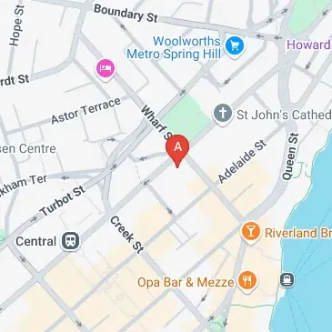 Ann Street Brisbane corner secured covered carpark rent