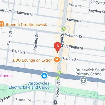 Lygon Street Brunswick parking close to VIC address