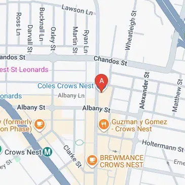 The Albany Crows Nest parking near Willoughby Road