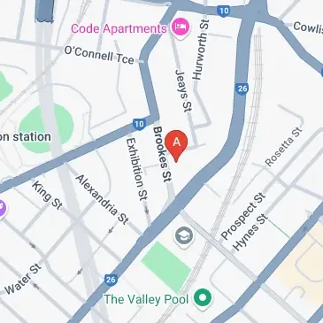 Secure parking available on Brookes Street Bowen Hills