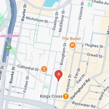 Find street parking on Brougham Street Woolloomooloo NSW