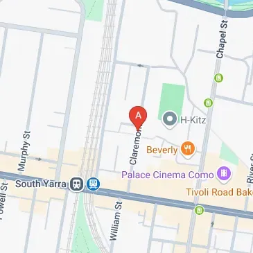 South Yarra parking Claremont Street near train station