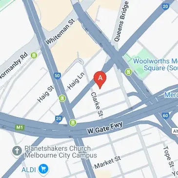 Secure parking available on Clarke Street Southbank VIC