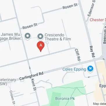 Epping Sydney parking space available on Cliff Road today