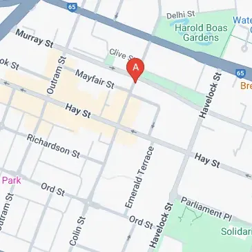 Colin Street West Perth parking space available to rent