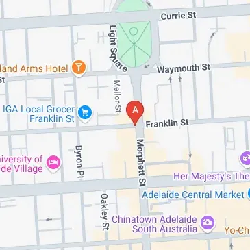 Parking available in Franklin Street Adelaide South