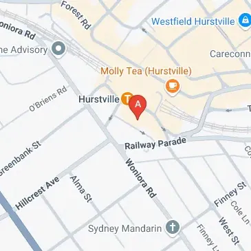 Hurstville parking less than a minute from the station