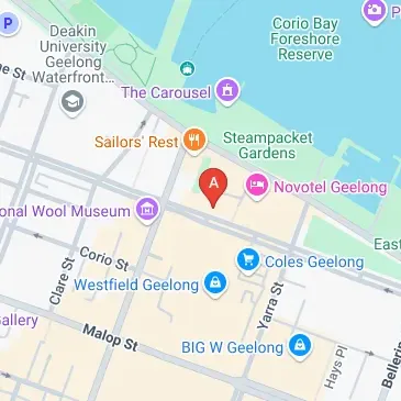 Looking for a parking space on Brougham Street Geelong