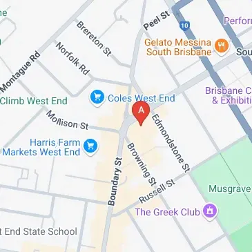 Melbourne Street South Brisbane parking in handy location