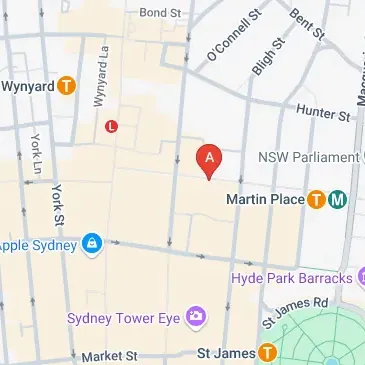 Need week parking near Martin Place Sydney accessible