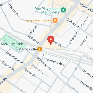 Reserved underground car park in Marrickville building