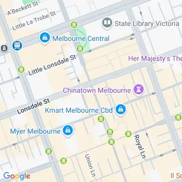 Russell Street parking available now in central Melbourne