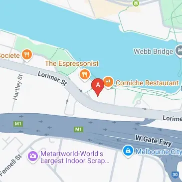 Secure car park available at Lorimer Street Docklands