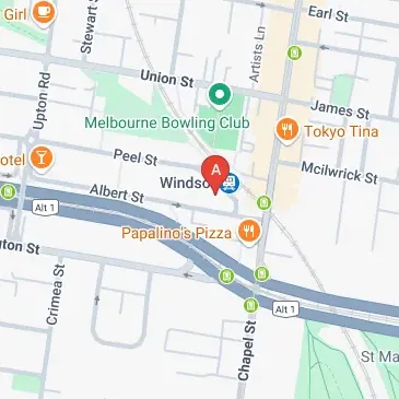 Secure underground carpark in Windsor residential area