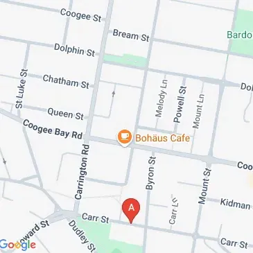 Sheltered car park only minutes walk to Coogee Beach