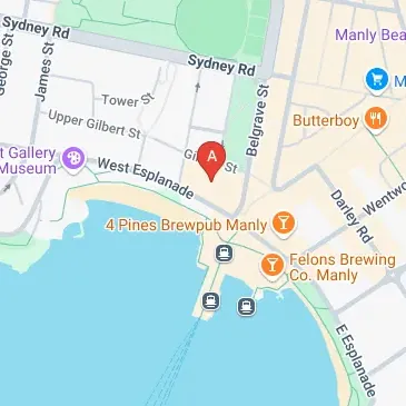 West Esplanade Manly parking close to the water NSW