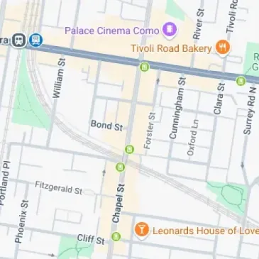 Chapel Street South Yarra parking near Alexandra Ave