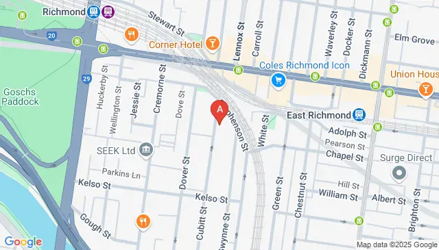 Secure parking on Cubitt Street Cremorne Melbourne Victoria Secure parking on Cubitt Street Cremorne Melbourne Victoria